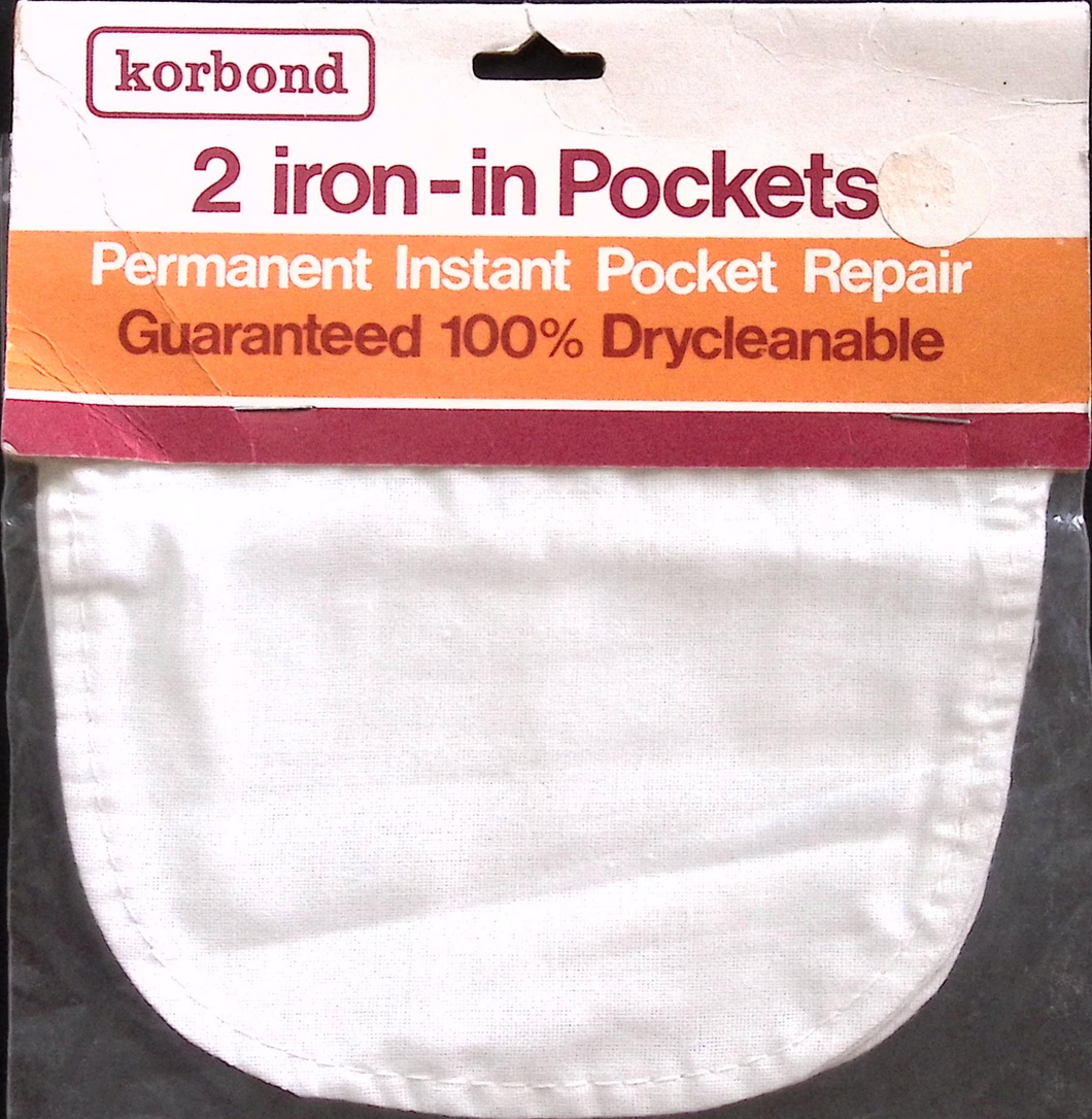 Vintage Korbond Iron-In Pockets