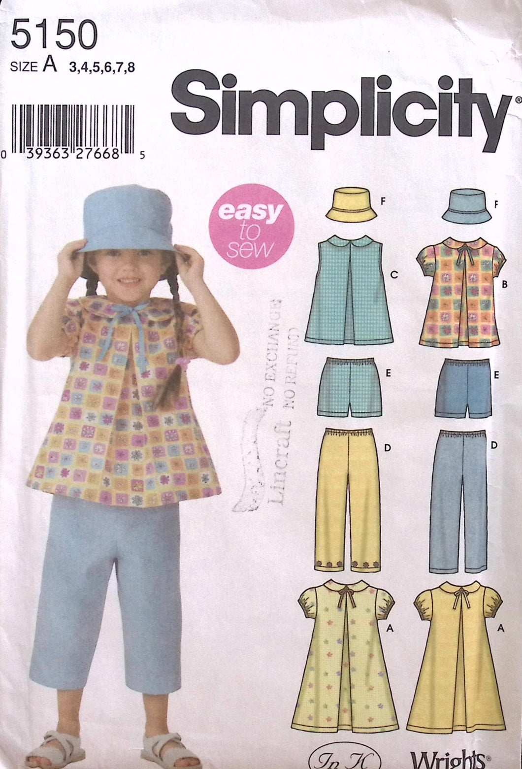 Sewing Pattern: Simplicity 5150