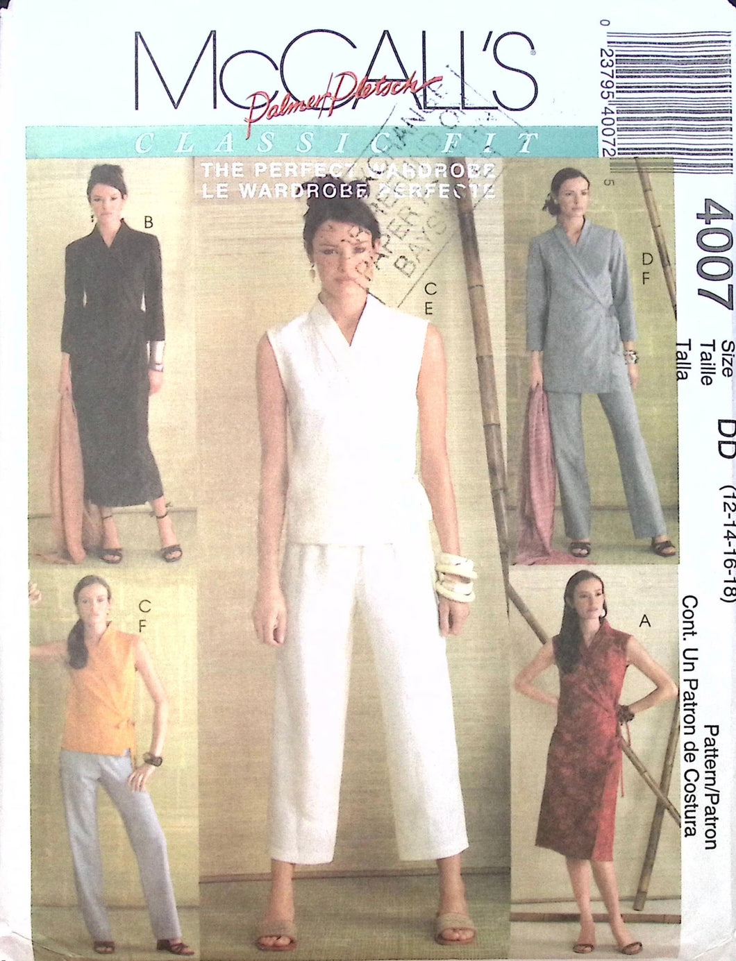 Sewing Pattern: McCalls 4007