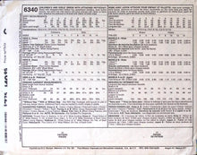 Load image into Gallery viewer, Vintage Sewing Pattern: McCalls 6340

