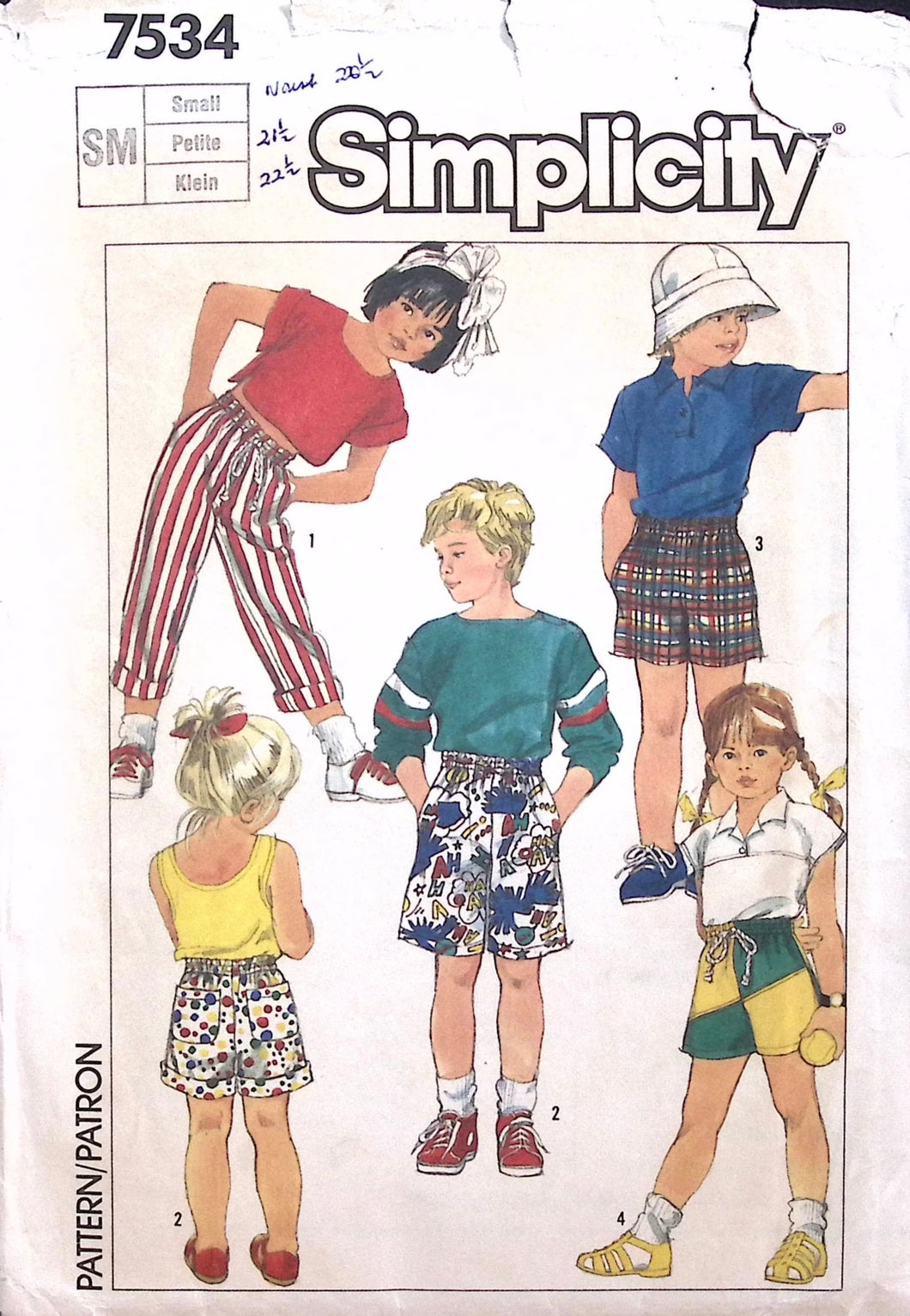 Vintage Sewing Pattern: Simplicity 7534