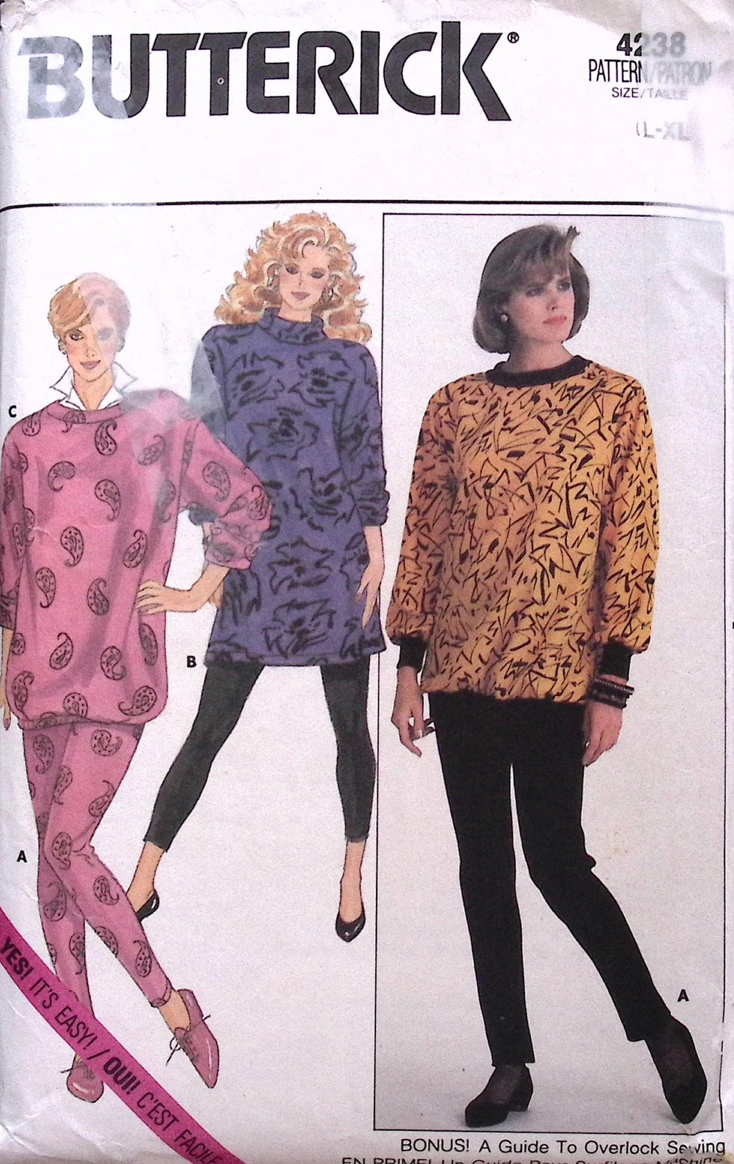 Vintage Sewing Pattern: Butterick 4238