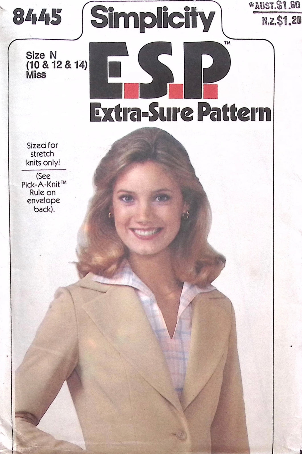 Vintage Sewing Pattern: Simplicity 8445