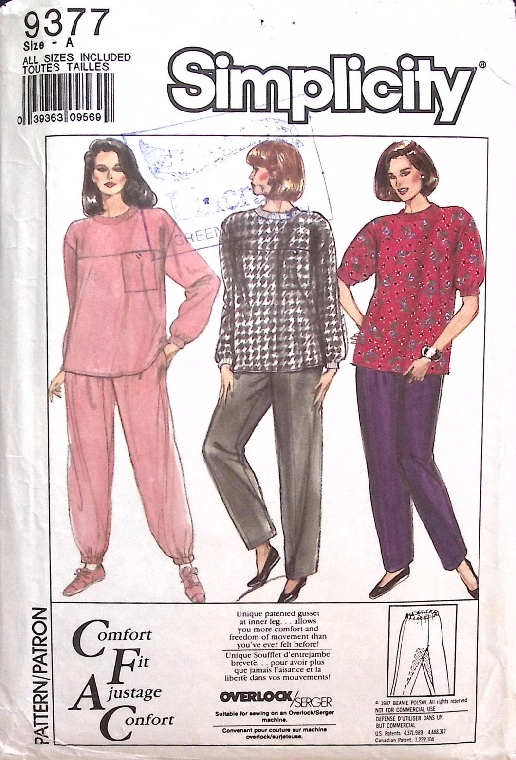 Vintage Sewing Pattern: Simplicity 9377