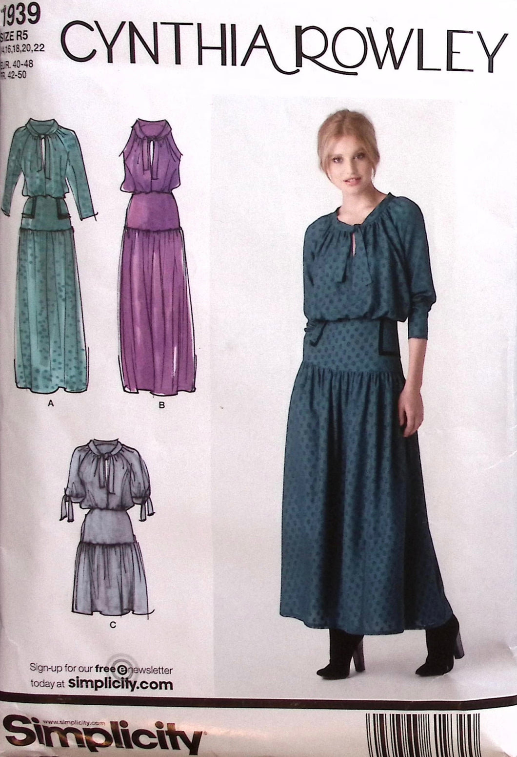 Sewing Pattern: Simplicity 1939