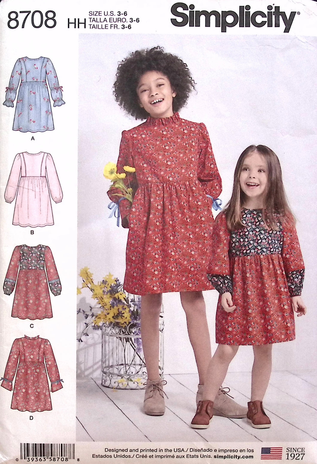 Sewing Pattern: Simplicity 8708