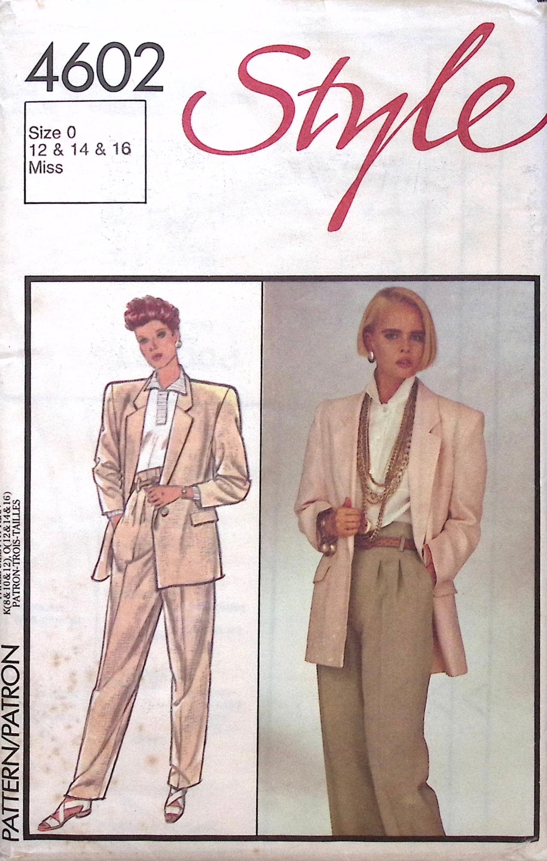Vintage Sewing Pattern: Style 4602 – Vintage Stitch Australia