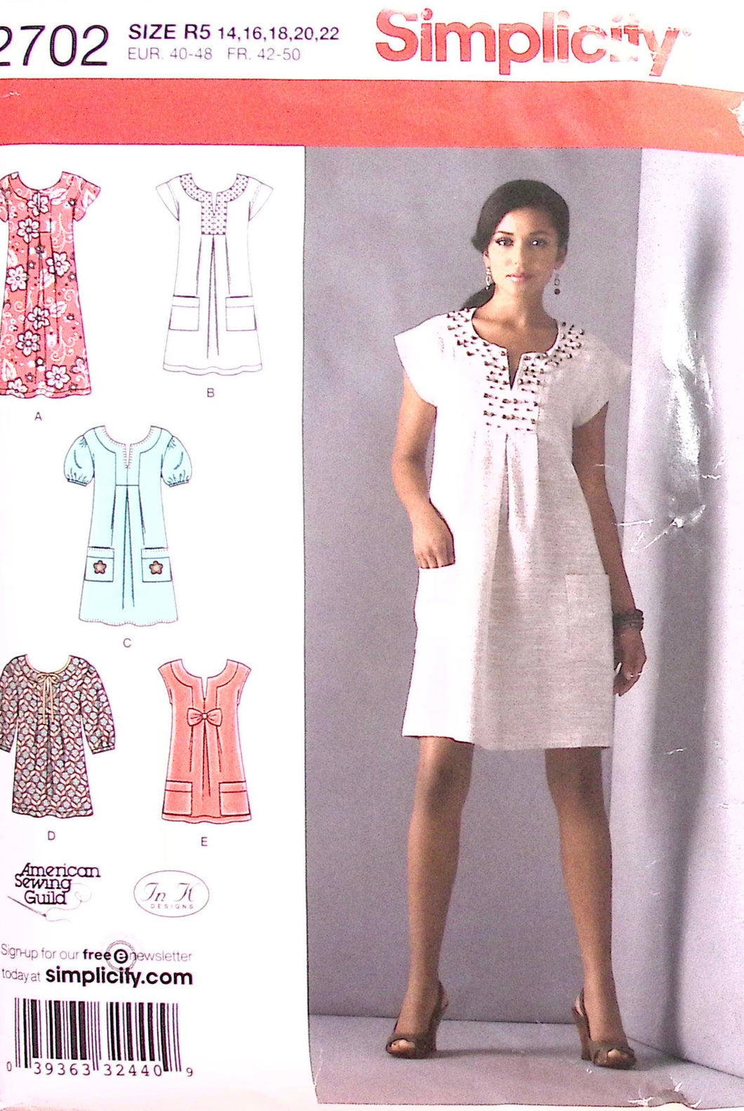 Sewing Pattern: Simplicity 2702