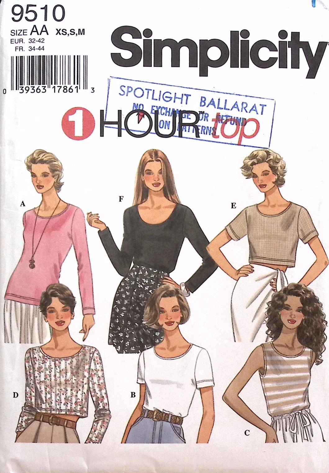 Vintage Sewing Pattern: Simplicity 9510