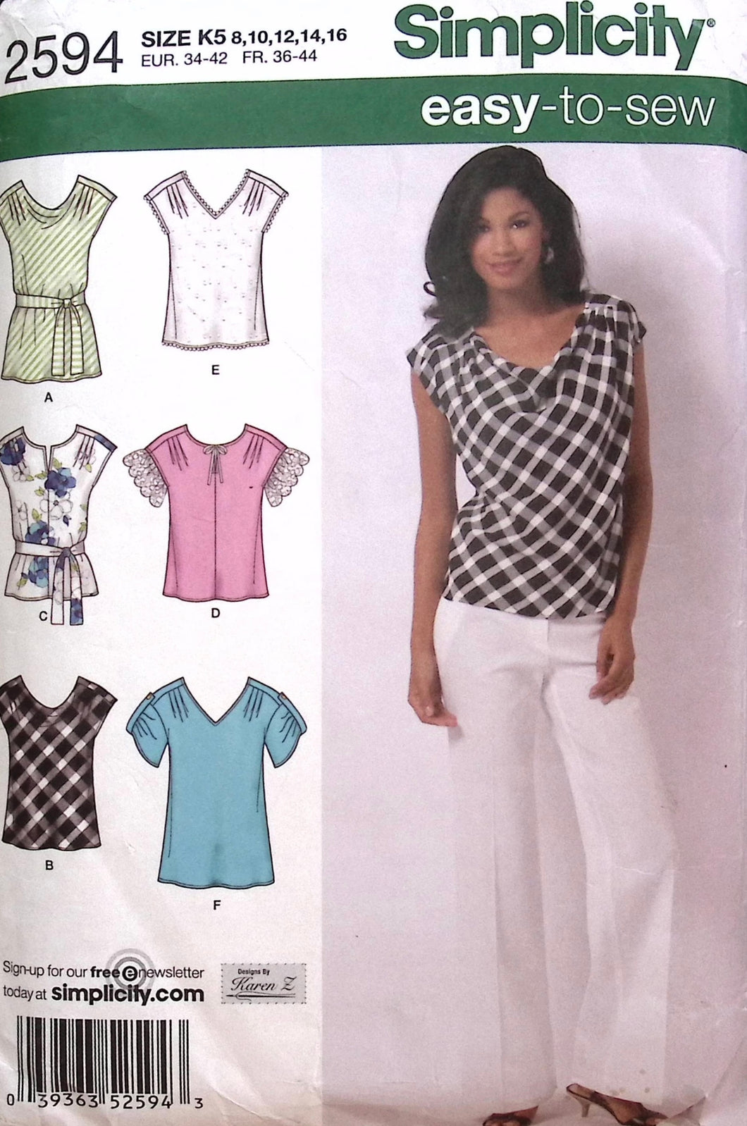 Sewing Pattern: Simplicity 2594
