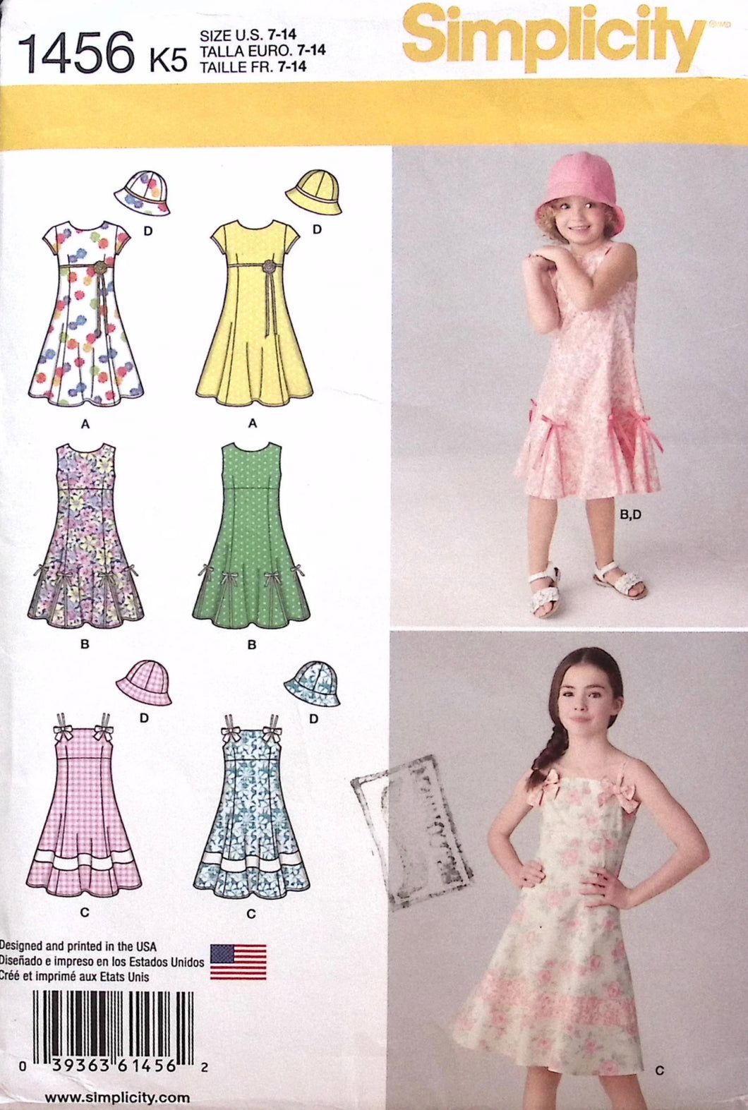 Sewing Pattern: Simplicity 1456