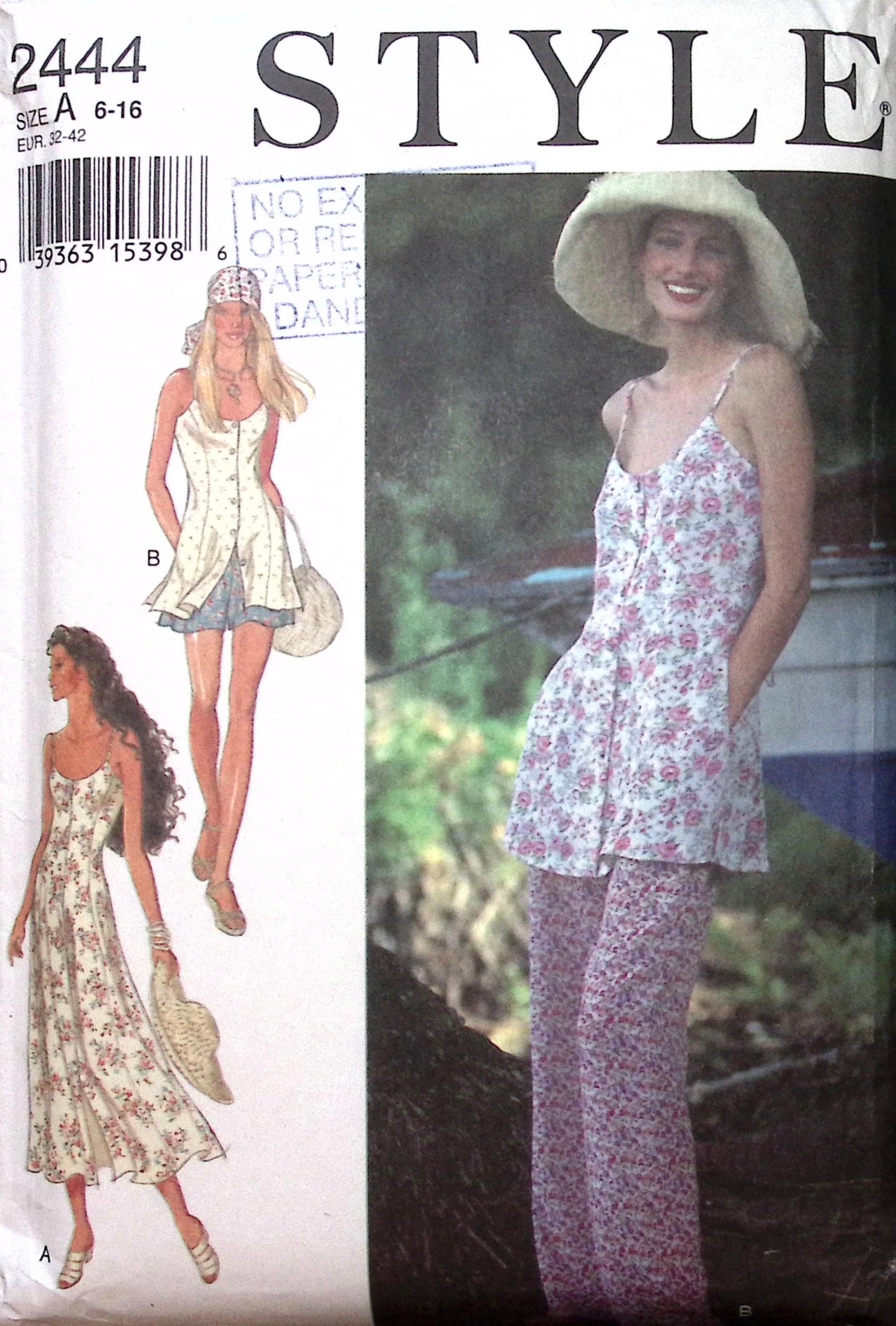 Vintage Sewing Pattern: Style 2444 – Vintage Stitch Australia