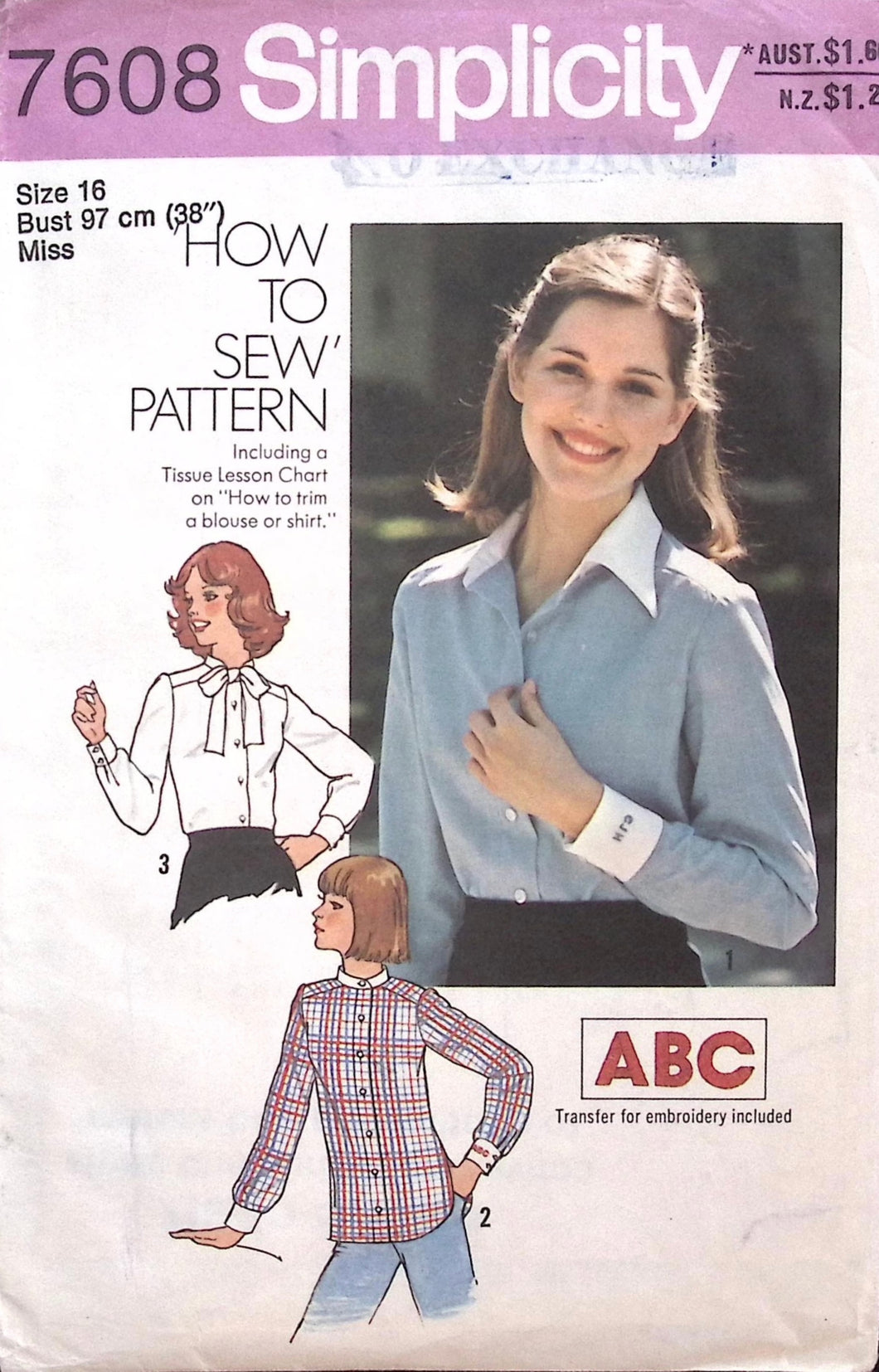 Vintage Sewing Pattern: Simplicity 7608