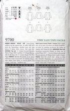 Load image into Gallery viewer, Vintage Sewing Pattern: Vogue 9700
