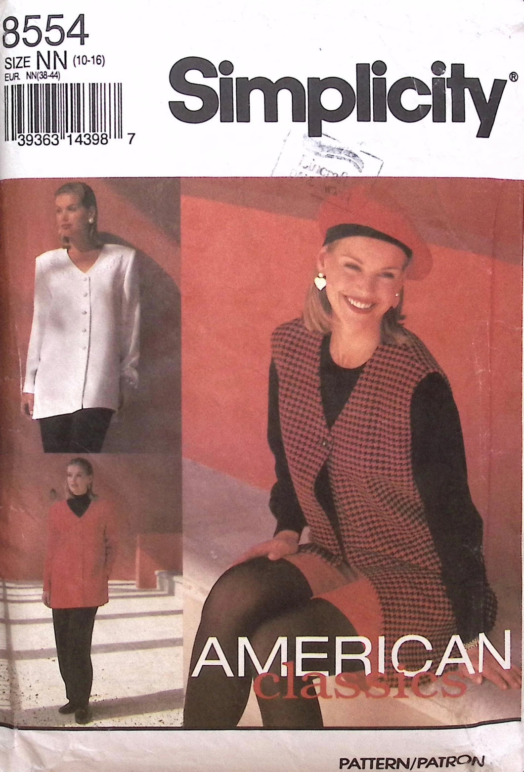 Vintage Sewing Pattern: Simplicity 8554