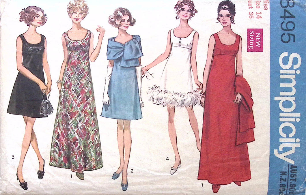 Vintage Sewing Pattern: Simplicity 8495