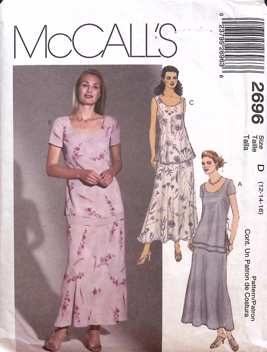 Sewing Pattern: McCalls 2696