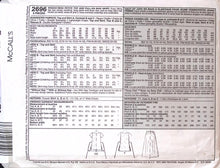 Load image into Gallery viewer, Sewing Pattern: McCalls 2696
