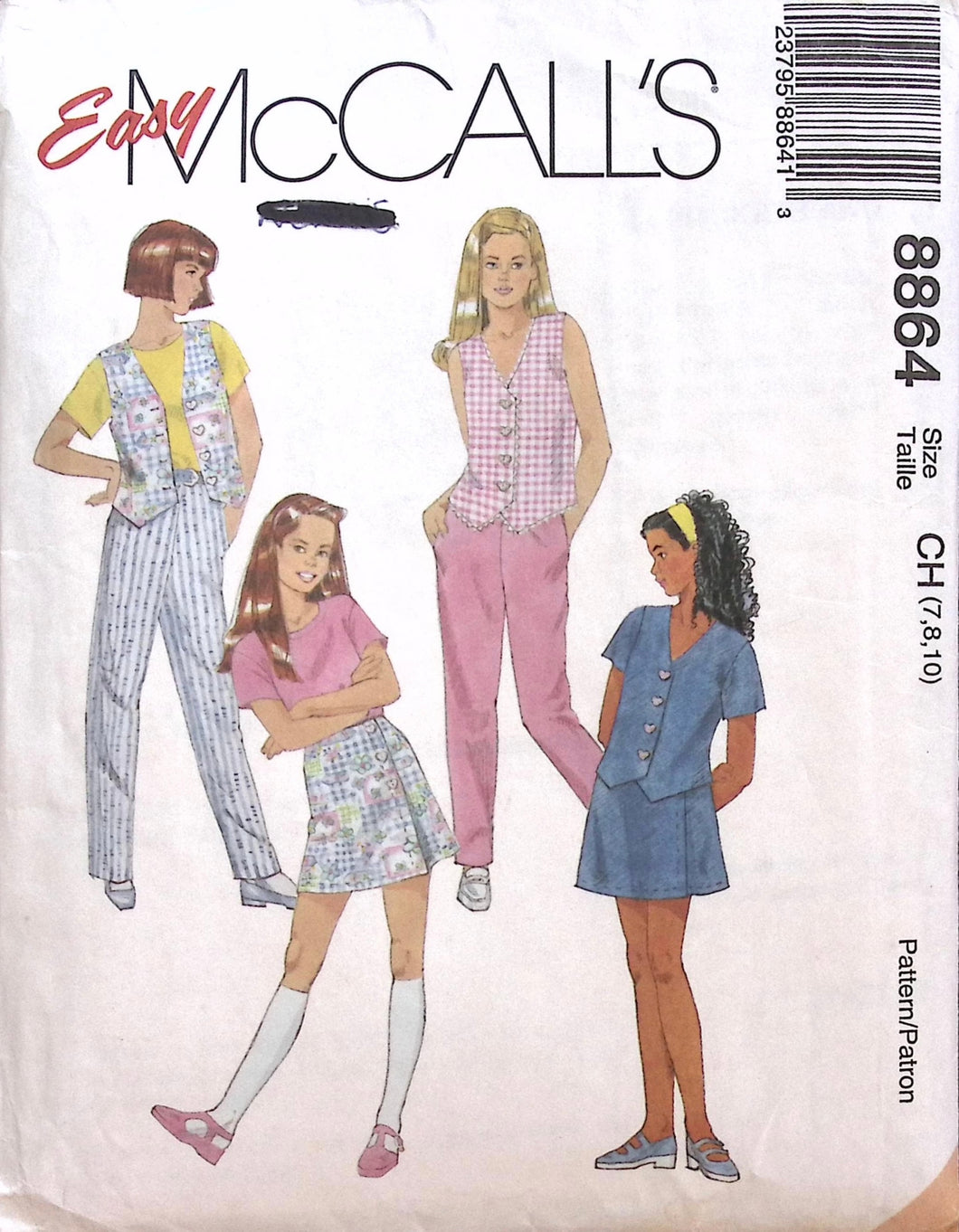 Vintage Sewing Pattern: McCalls 8864