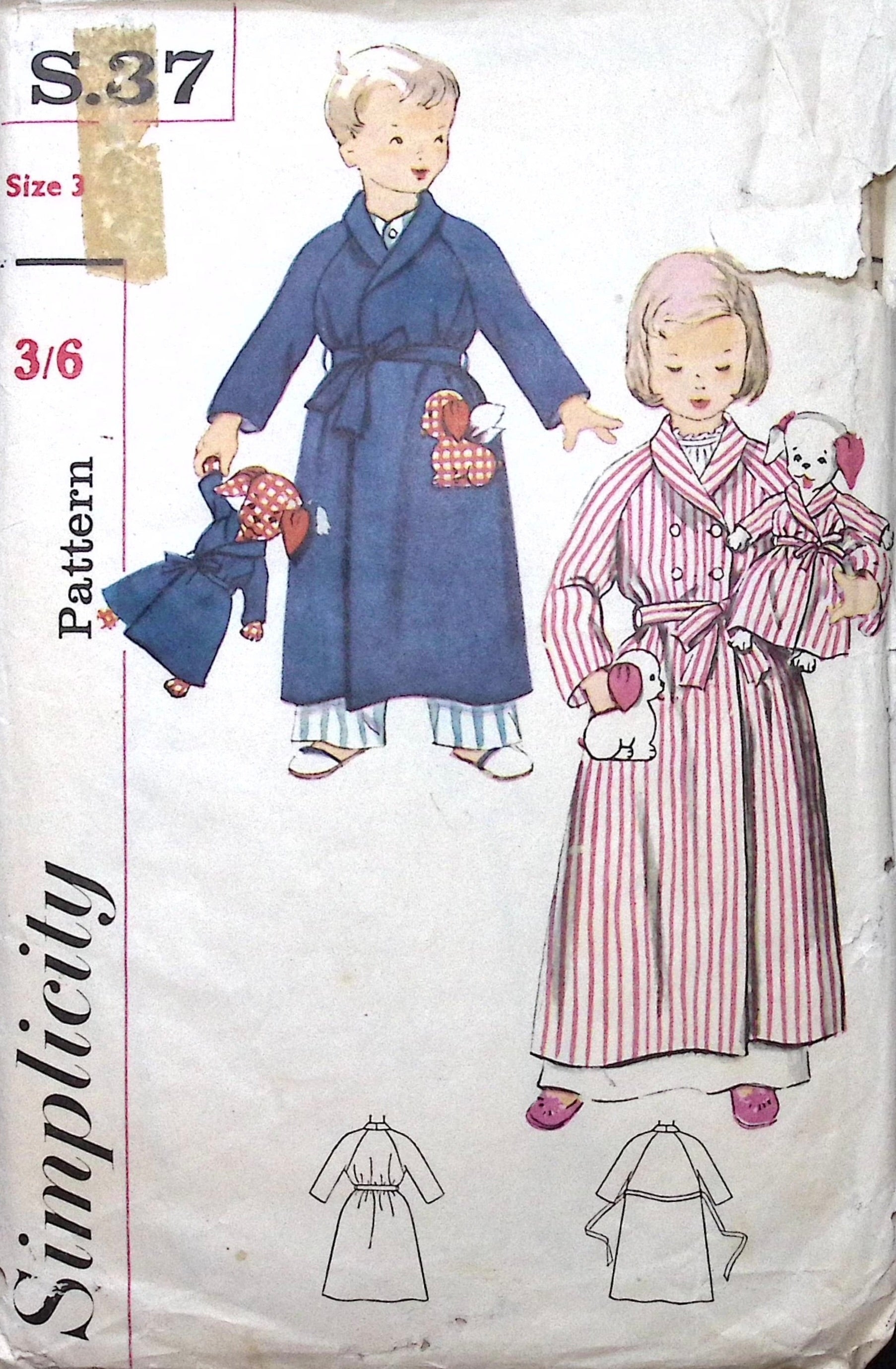 Vintage Sewing Pattern: Simplicity S.37 – Vintage Stitch Australia