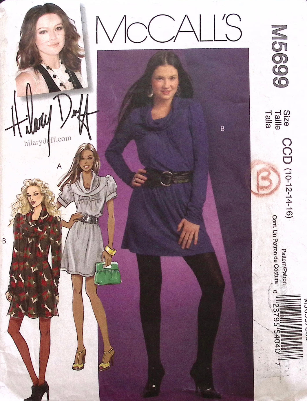 Sewing Pattern: McCalls M5699