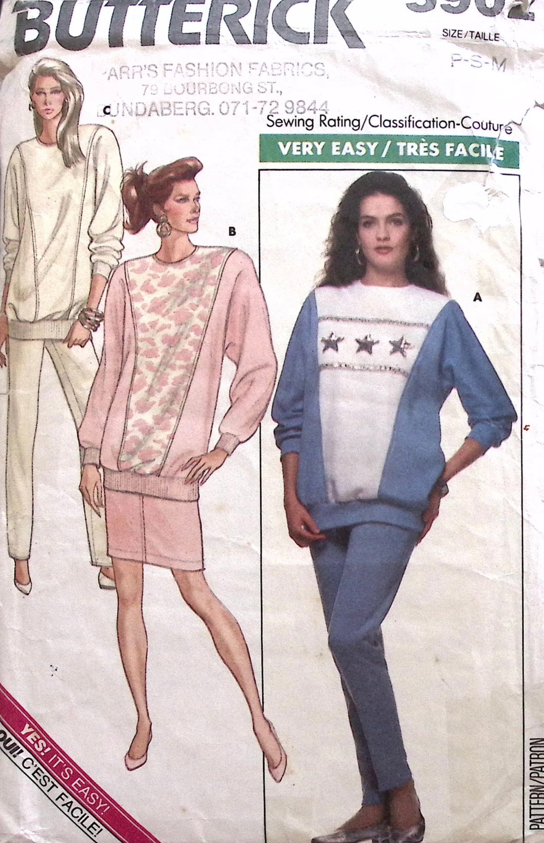 Vintage Sewing Pattern: Butterick 5902