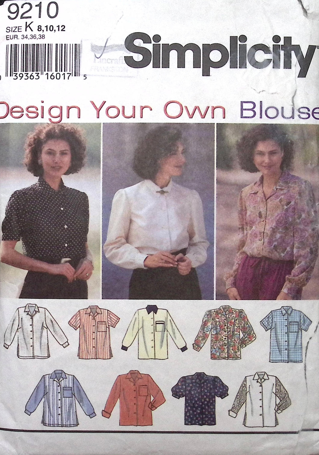 Vintage Sewing Pattern: Simplicity 9210