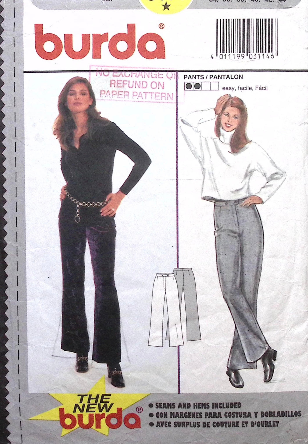 Vintage Sewing pattern: Burda 3114