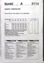 Load image into Gallery viewer, Vintage Sewing pattern: Burda 3114
