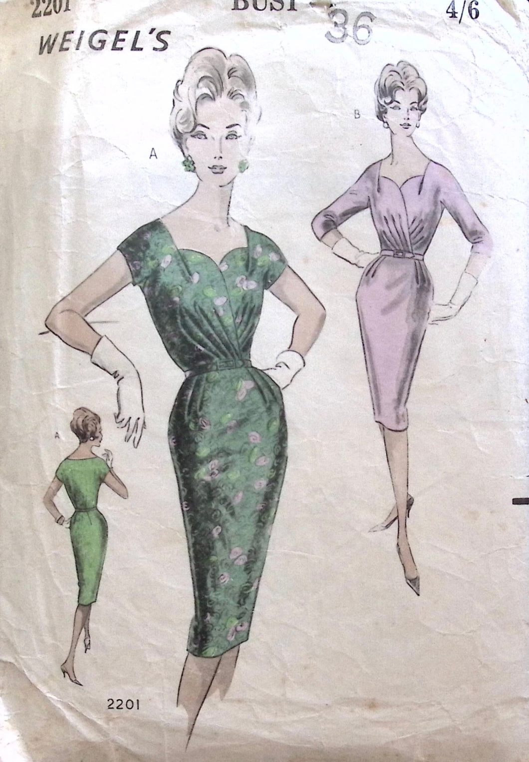Vintage Sewing Pattern: Weigel's 2201
