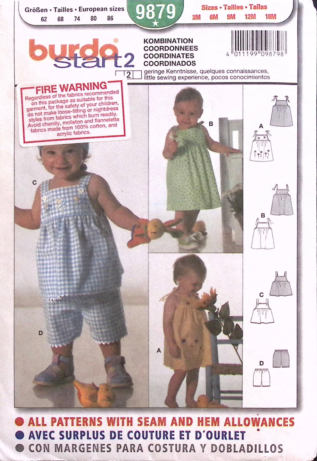 Sewing Pattern: Burda 9879