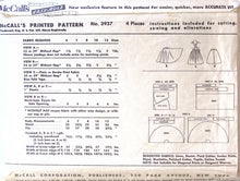 Load image into Gallery viewer, Vintage Sewing Pattern: McCalls 3937
