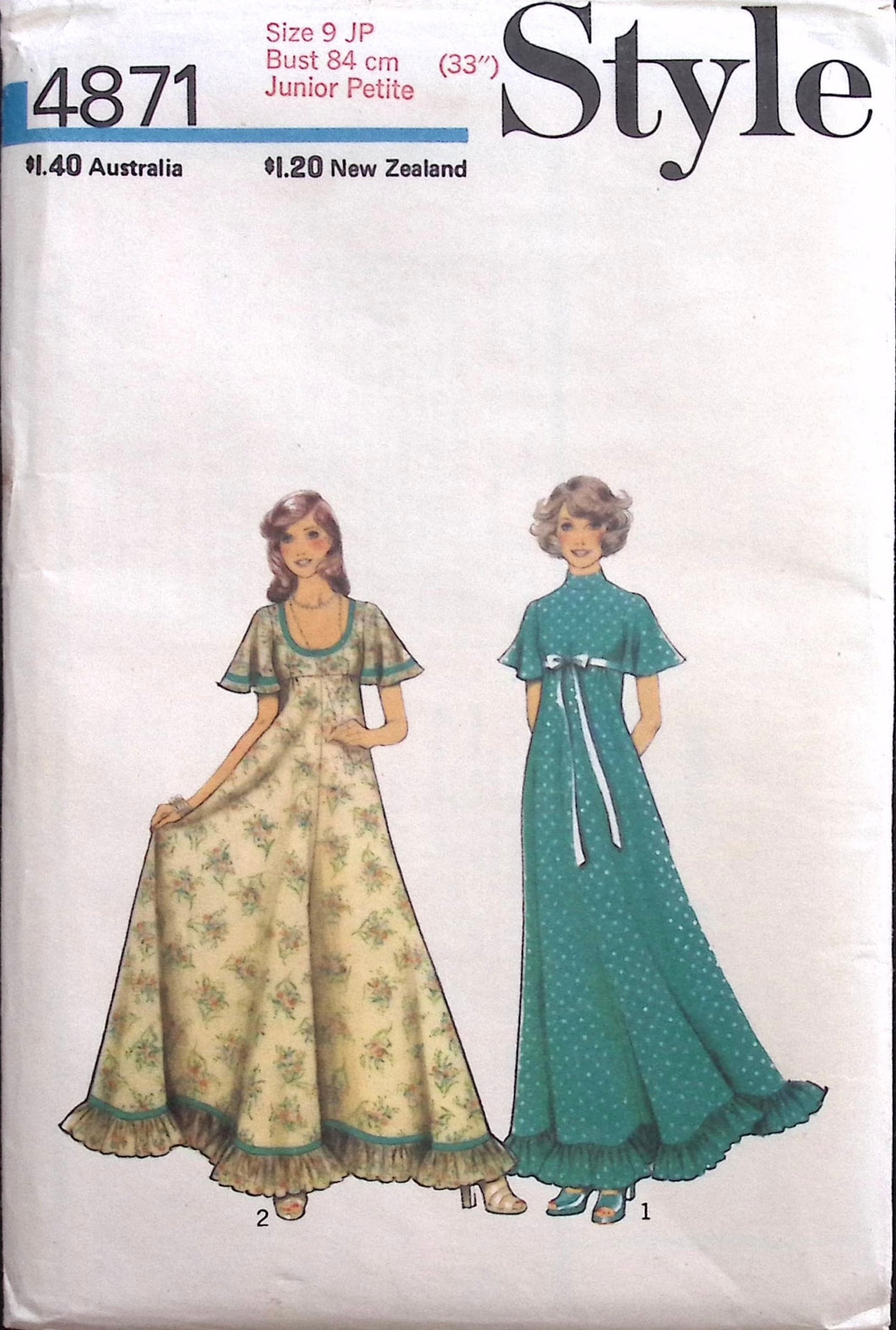 Vintage Sewing Pattern: Style: 4871