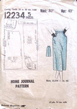 Load image into Gallery viewer, Vintage Sewing Pattern: Home Journal 12234
