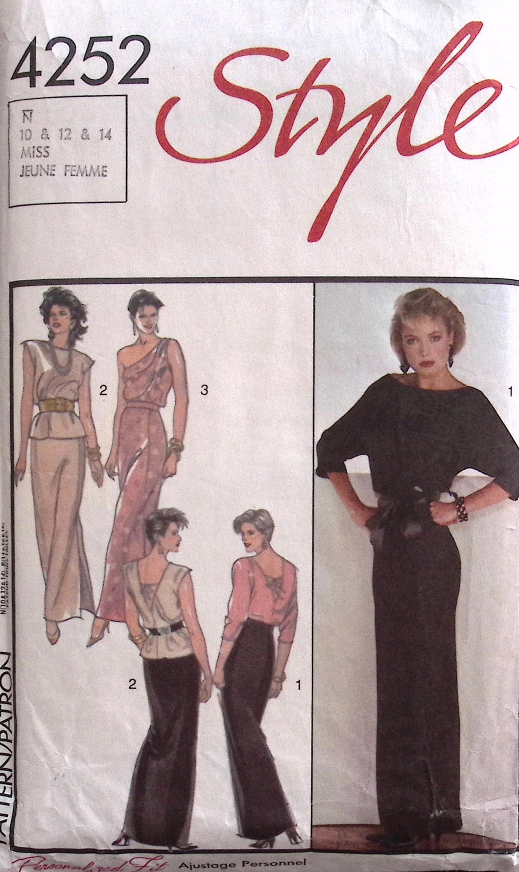 Vintage Sewing Pattern: Style 4252