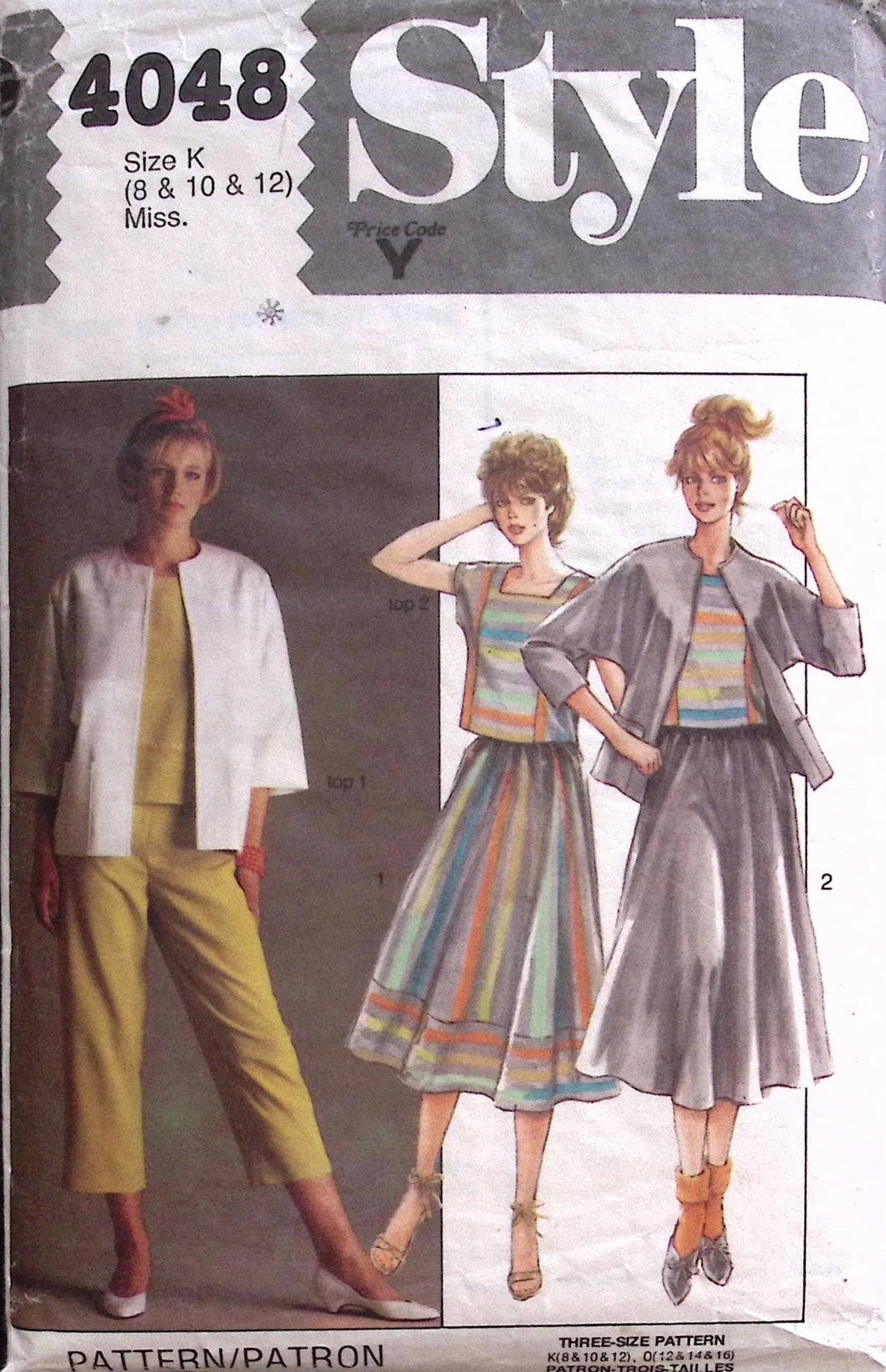 Vintage Sewing Pattern: Style 4048
