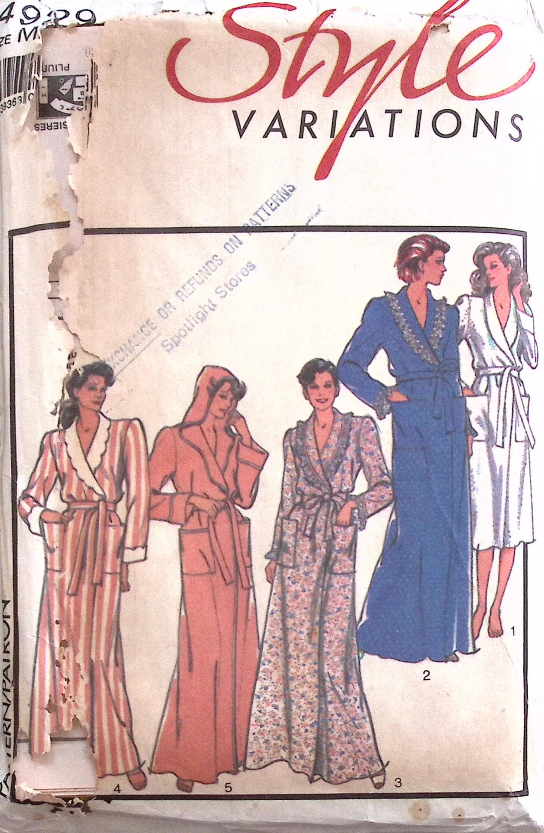Vintage Sewing Pattern: Style 4929