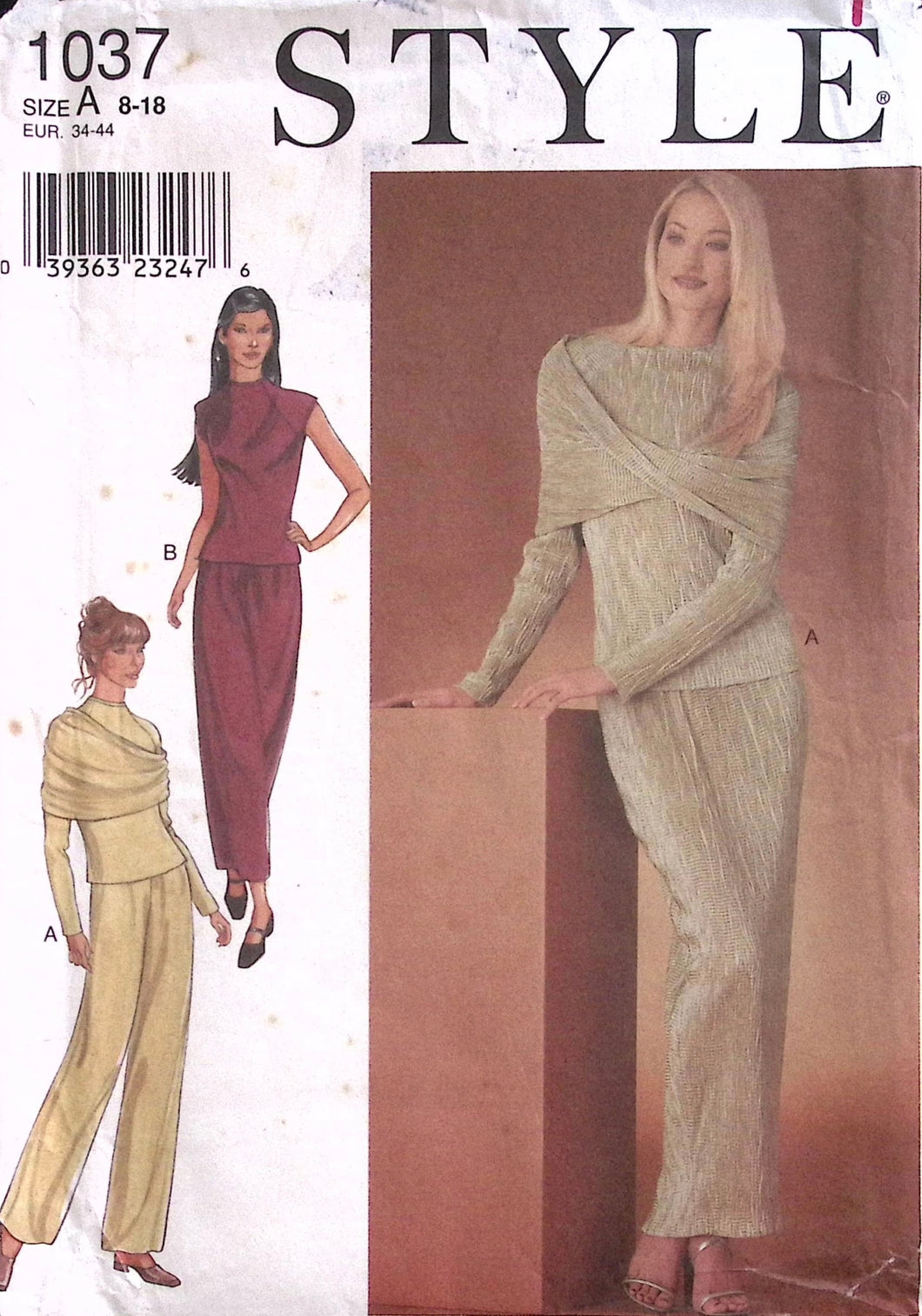 Vintage Sewing Pattern: Style 1037