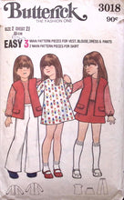 Load image into Gallery viewer, Vintage Sewing Pattern: Butterick 3018
