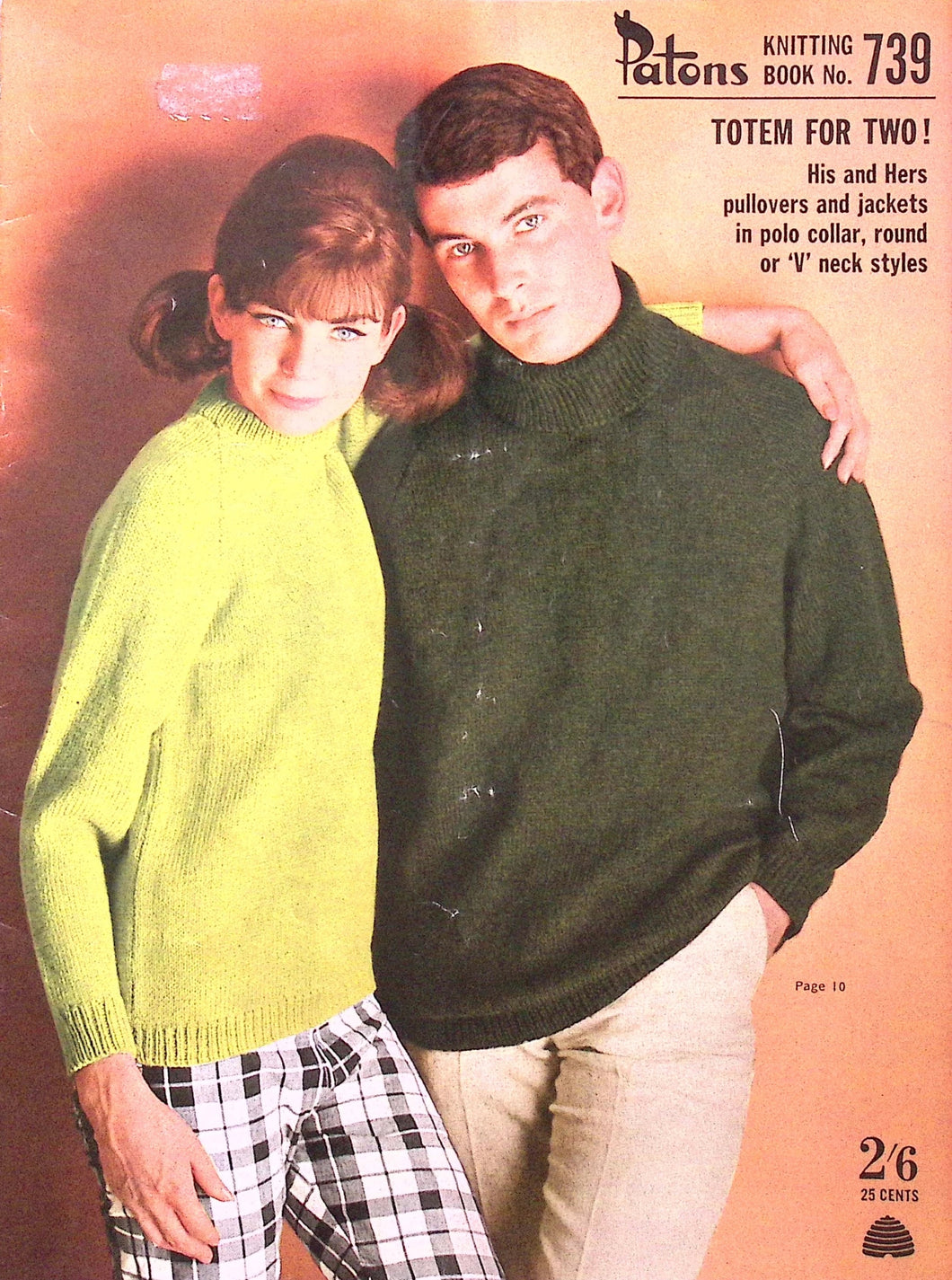 Vintage Patons Knitting Book No. 739