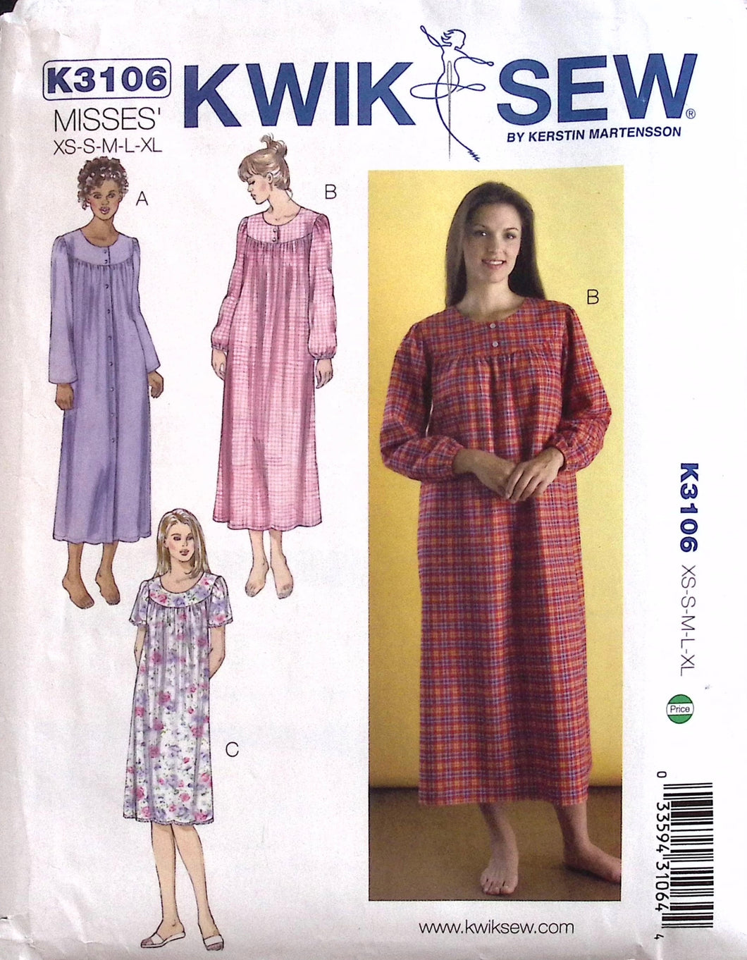 Sewing Pattern: Kwik Sew K3106