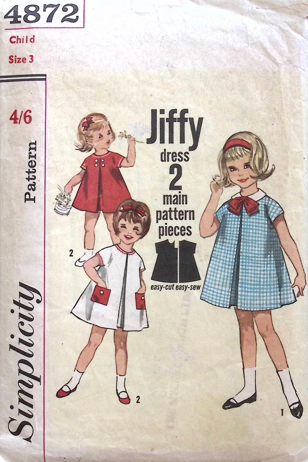 Vintage Sewing Pattern: Simplicity 4872