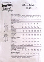 Load image into Gallery viewer, Vintage Sewing Pattern: Lincraft 1052
