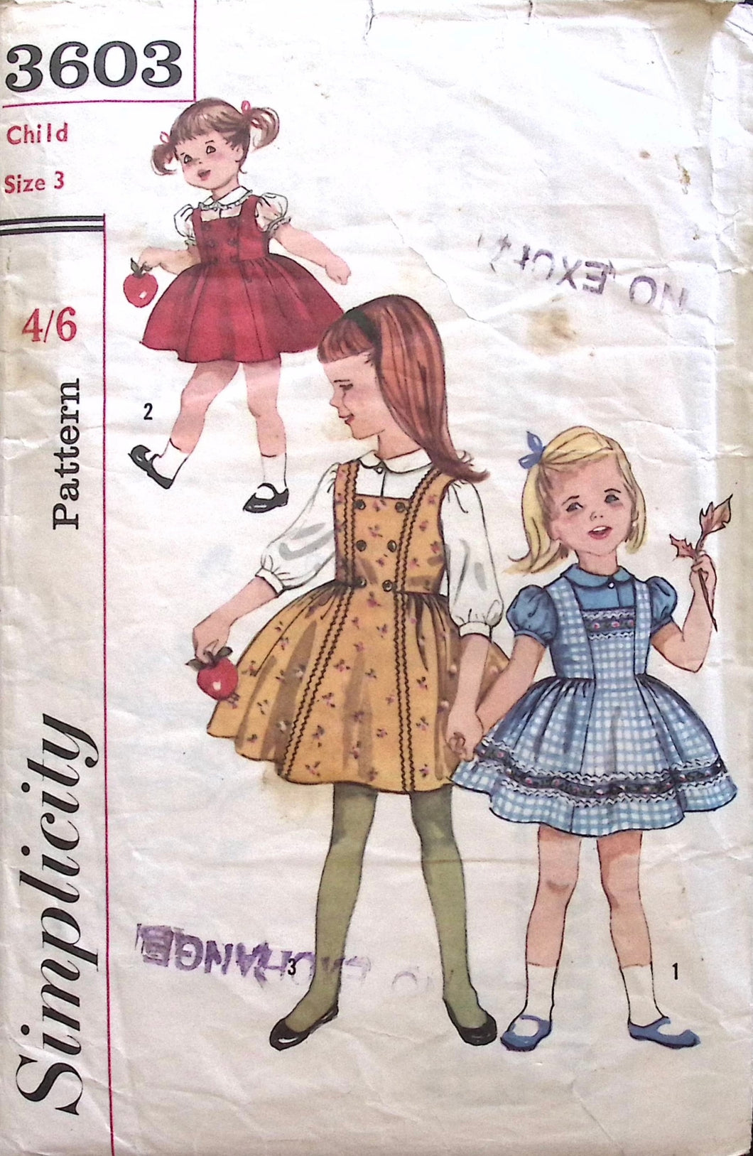 Vintage Sewing Pattern: Simplicity 3603