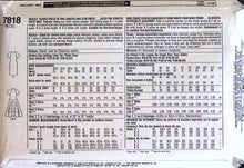 Load image into Gallery viewer, Vintage Sewing Pattern: Simplicity 7818
