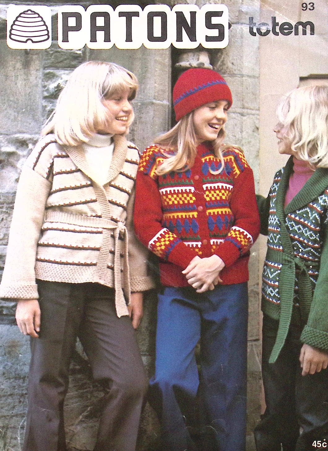 Vintage Patons Totem Knitting Leaflet No.93