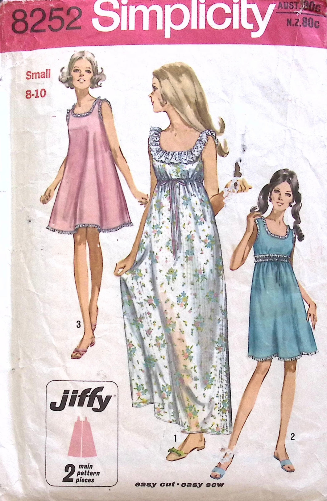Vintage Sewing Pattern: Simplicity 8252
