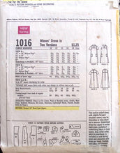 Load image into Gallery viewer, Vintage Sewing Pattern: McCalls 1016
