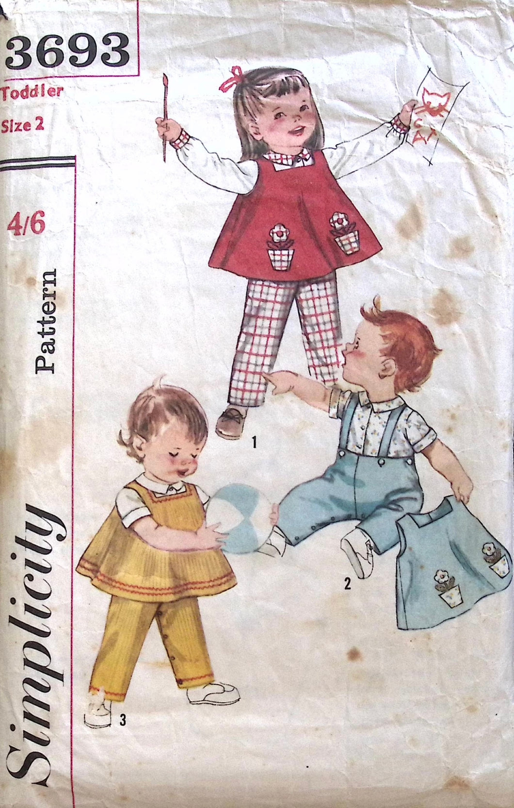 Vintage Sewing Pattern: Simplicity 3693