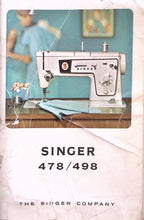 Load image into Gallery viewer, Original Singer 478/498 Manual
